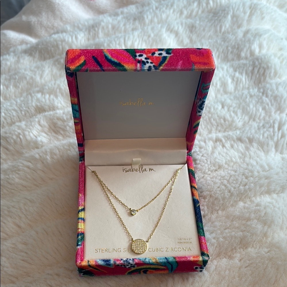 Abella Gold Layered Necklace Set